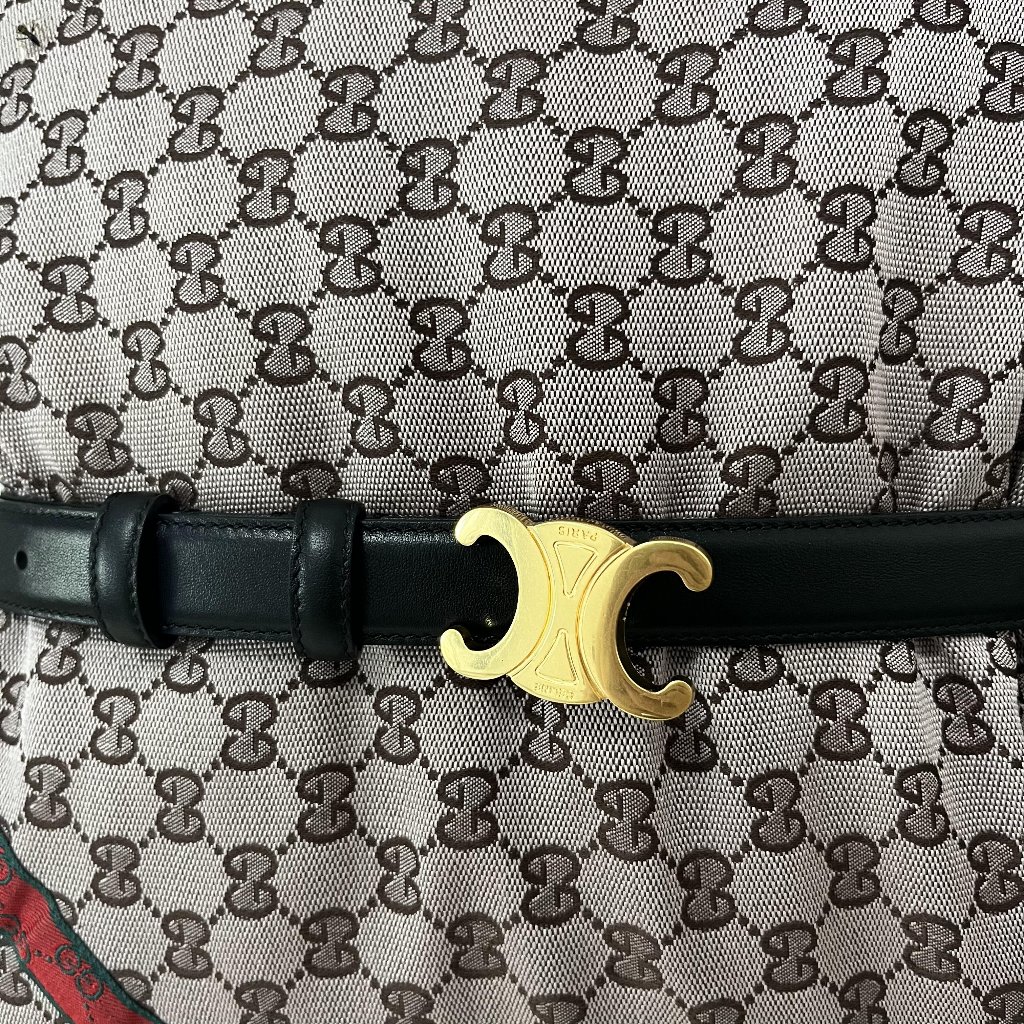 Beautiful Women's Black Belt, Size 85.